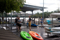 Kayaking on the Brisbane River