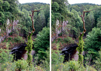 Reekie Linn waterfall