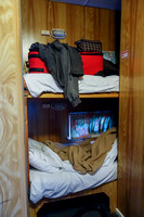 bunk bed - aka "coffin"